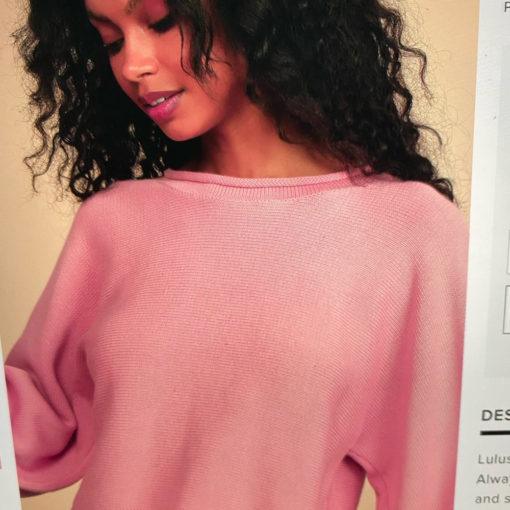 LuLus Balloon Sleeve Sweater XS